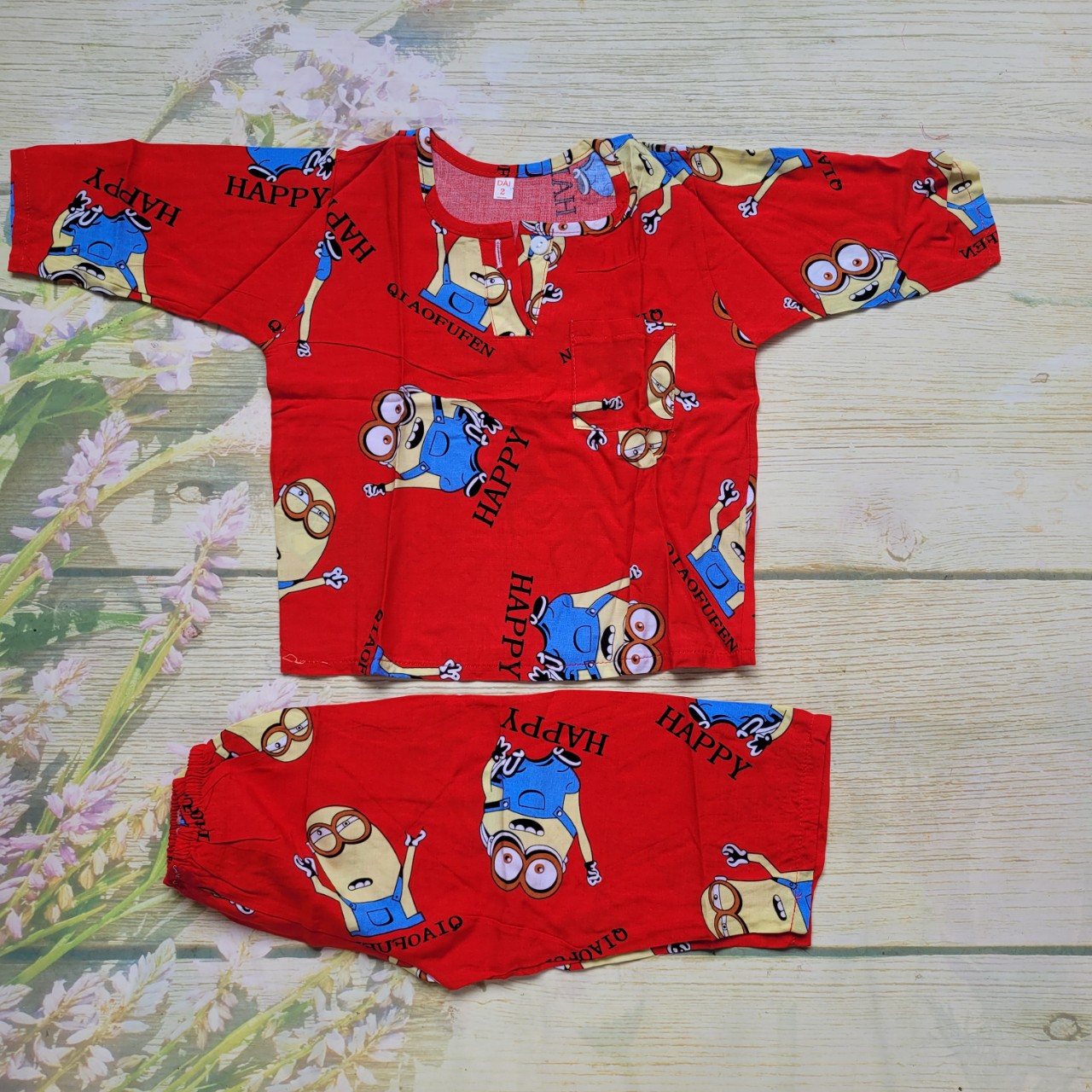 ĐỒ BỘ TOLE LANH TAY DÀI CHO BÉ TRAI SIZE 6