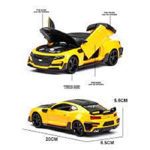 Đồ chơi chiếc xe sắt nguyên chiếc kiểu dáng thể thao siêu bền cửa đóng mở cực bền có đèn nhạc