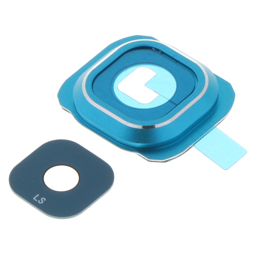 For S6 Rear Camera Lens Glass Cover Back Replacement, Blue