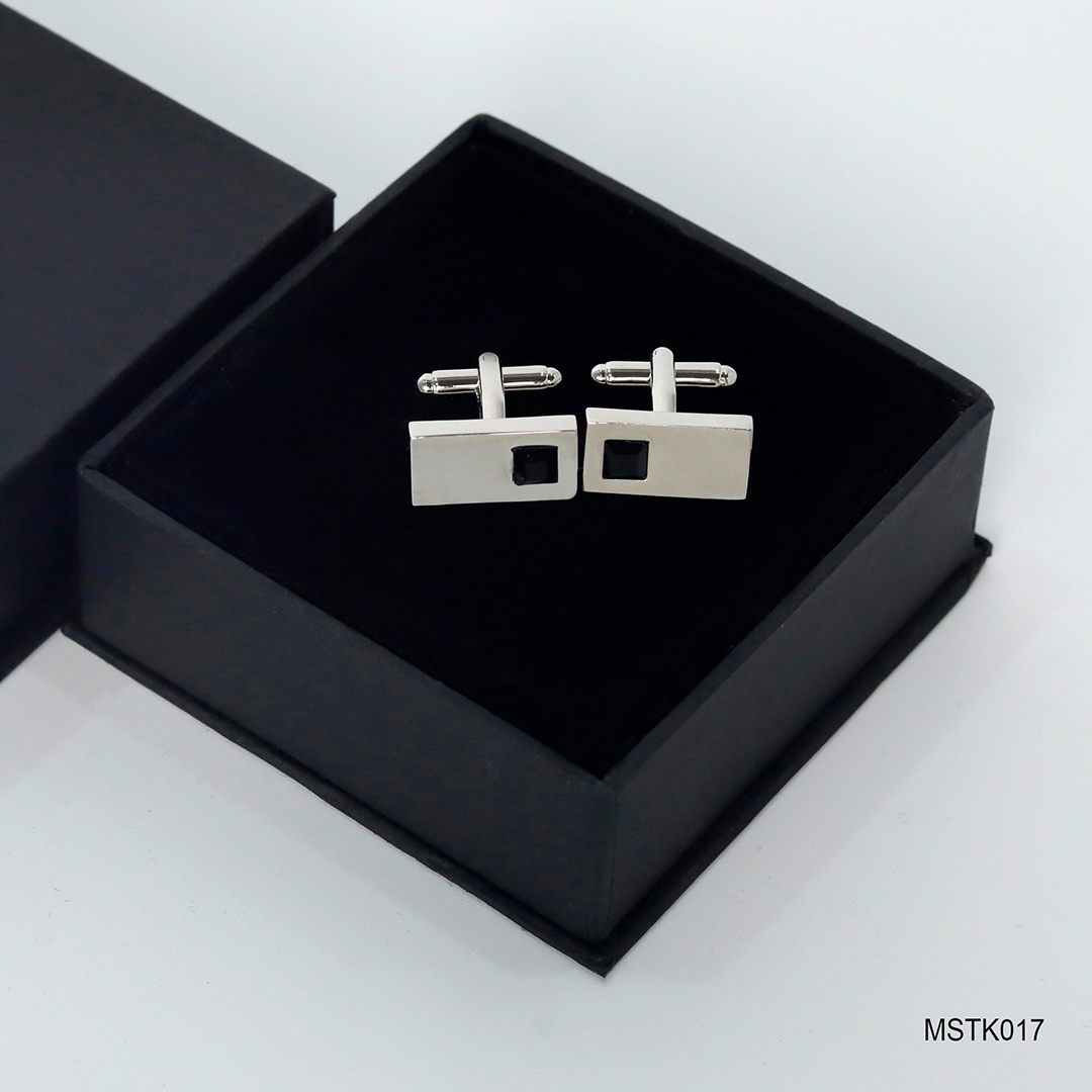 Khuy măng set Cufflinks màu bạch kim đa dạng mẫu mã - Thomas Nguyen