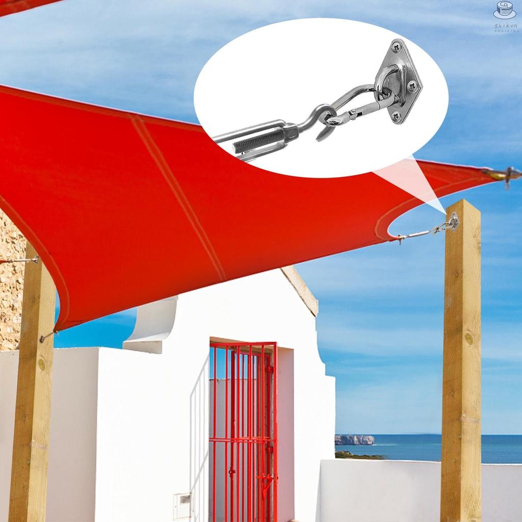 Bộ dụng cụ lắp đặt tấm bạt che nắng hình tam giác/vuông cho sân vườn