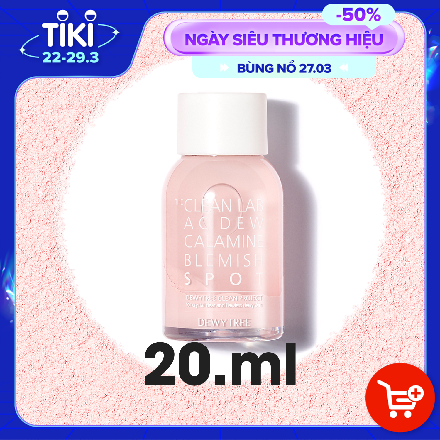 Tinh Chất Chấm Mụn DewyTree The Clean Lab AC DEW Calamine Blemish Spot 20ml