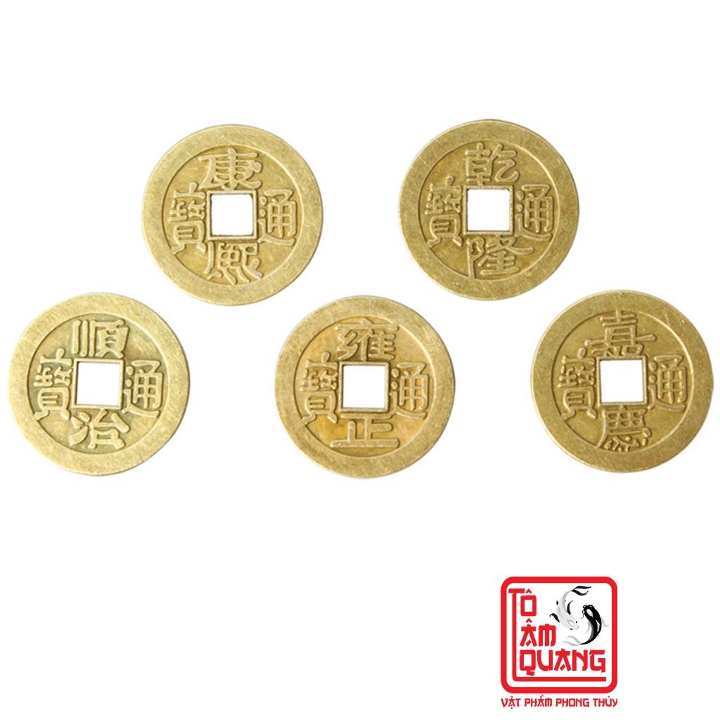 Đồng xu cổ phong thuỷ thu hút tài lộc may mắn bình an bỏ bóp ví -TÔ TÂM QUANG