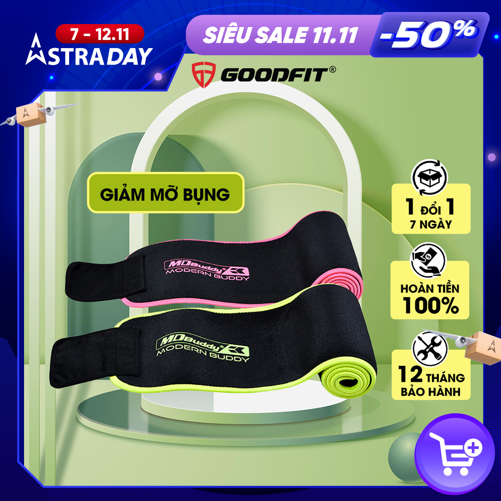 Đai cuốn nóng giảm mỡ vòng eo MDBuddy MD1673