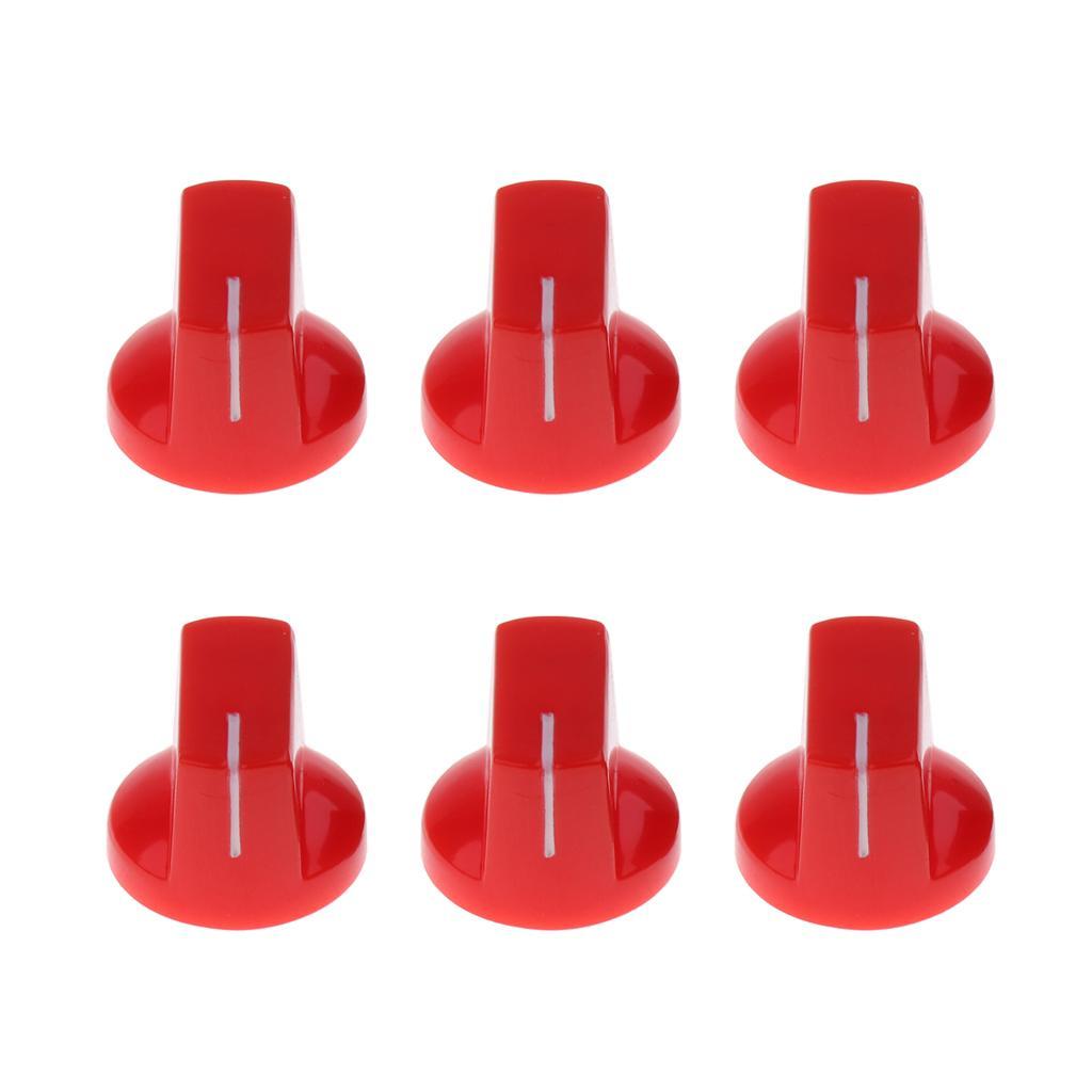 Lightweight 6 Pieces Pot Knob   Screw Knob   for  Parts Red