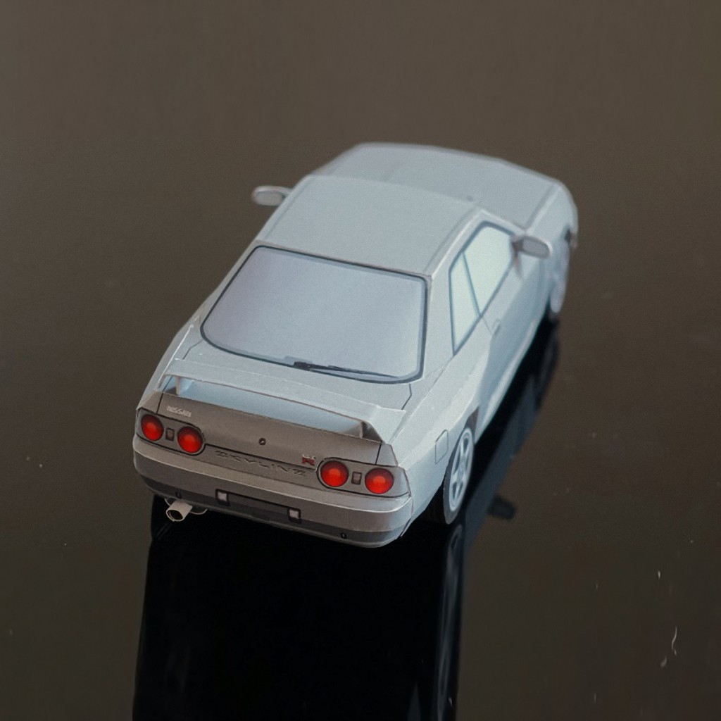 Mô hình giấy xe ô tô Nissan Skyline R32 GT-R