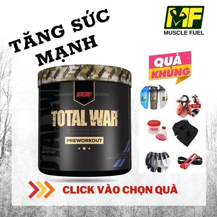 Redcon1 Pre-Workout Total War 30 Liều Dùng Siêu Ngon, Hổ Trợ Tăng Sức Mạnh