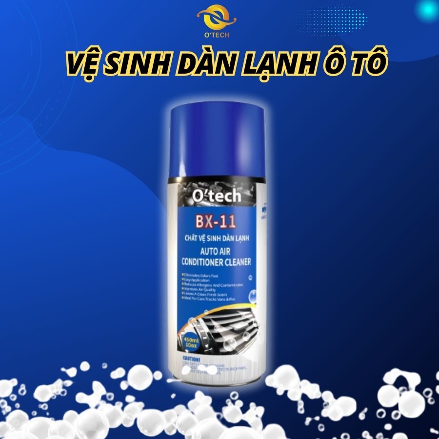Vệ Sinh Điều Hoà Ô Tô - Dung Dịch Vệ Sinh Điều Hòa Ô Tô - Nước Rửa Máy Lạnh - Air Cleaner - OTech