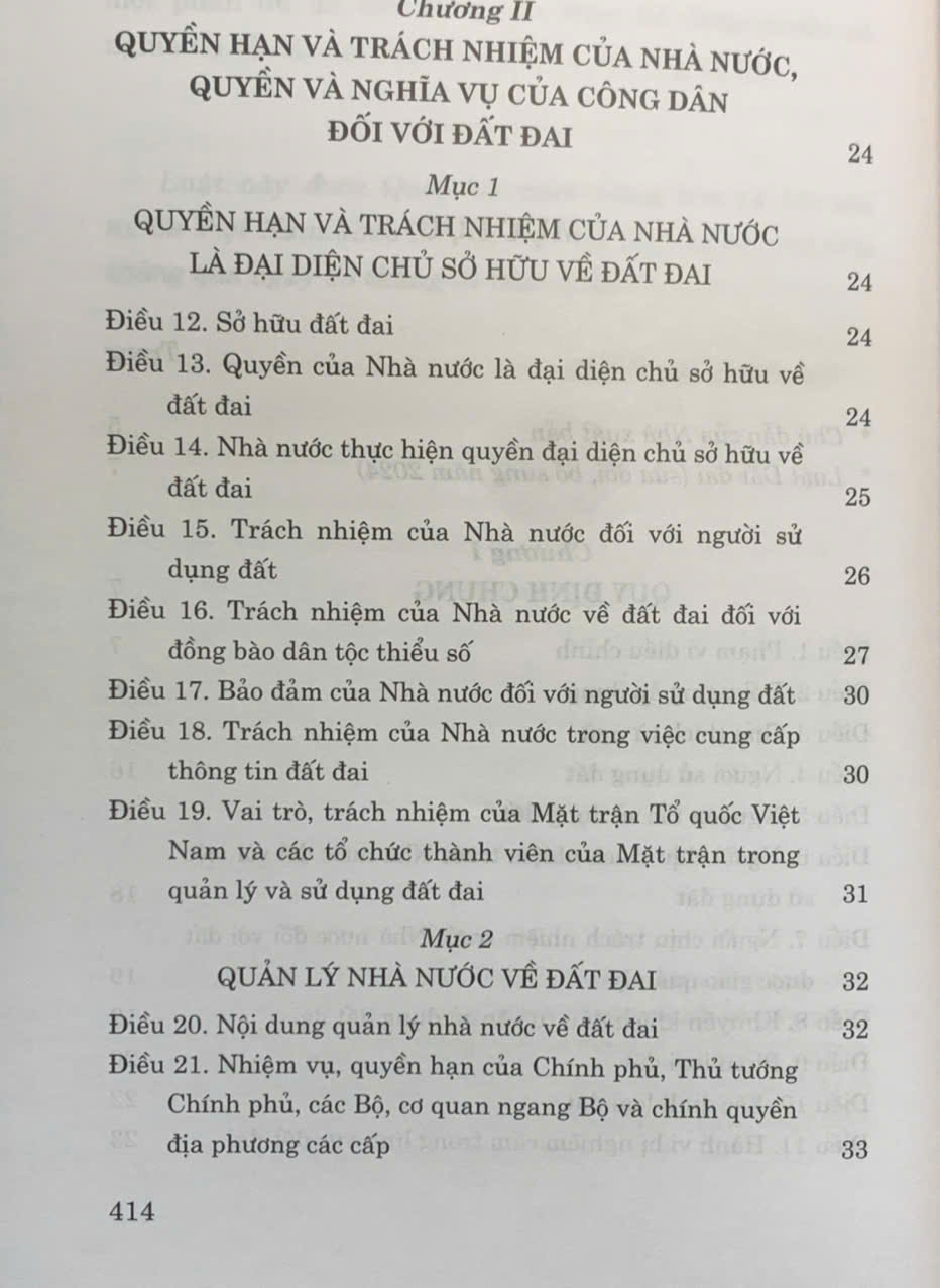 Luật Đất đai (sửa đổi, bổ sung năm 2024)