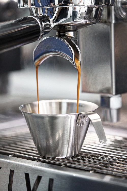 Ly inox 304 đong espresso pha máy 90ml tiện dụng CAFE DE KONA