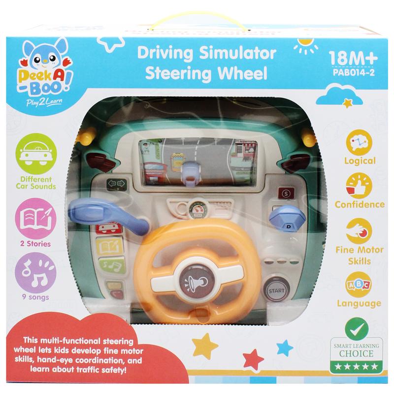 Đồ Chơi Điều Khiển Đa Năng Driving Simulator Steering Wheel - Peek A Boo PAB014-2