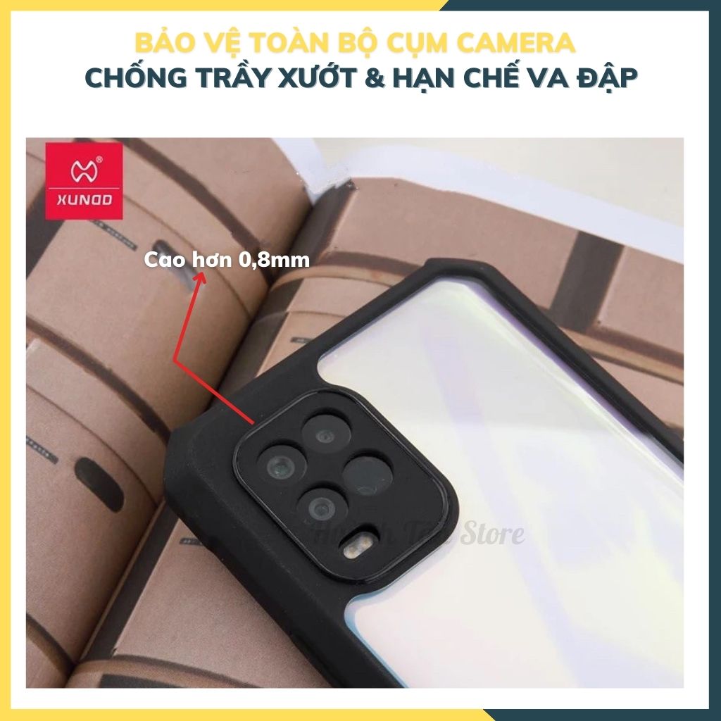 Ốp lưng chống sốc XUNDD cho mi 10 lite bảo vệ camera - hàng nhập khẩu