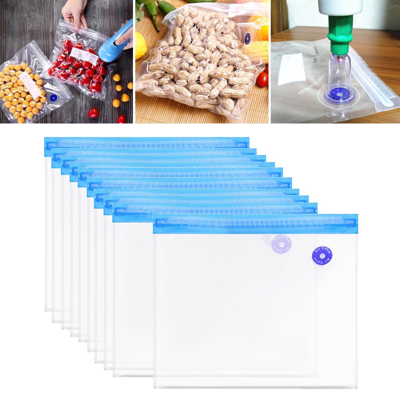 20PCS Vacuum Sealed Bags Food Saver Storage Reusable