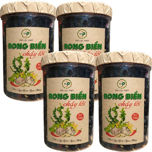 COMBO 4 HŨ RONG BIỂN CHÁY TỎI CAO CẤP TÂN LỘC PHÁT