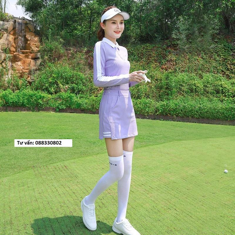 Set áo kèm chân váy golf nữ ZG-6 thời trang thể thao