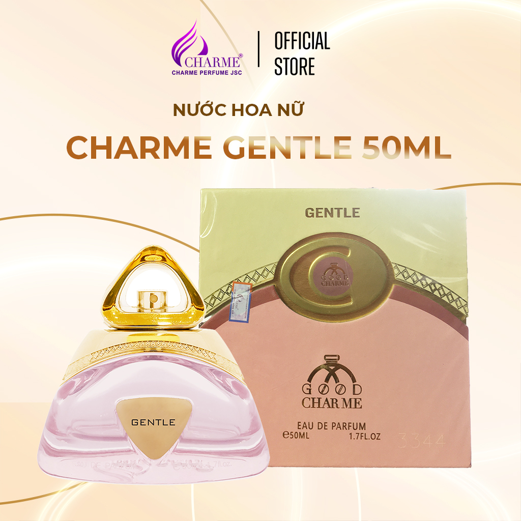 Nước hoa nữ cao cấp, Charme Gentle, mùi hương hoa nhài, thanh lịch, nhẹ nhàng, lưu hương lâu, 50ml