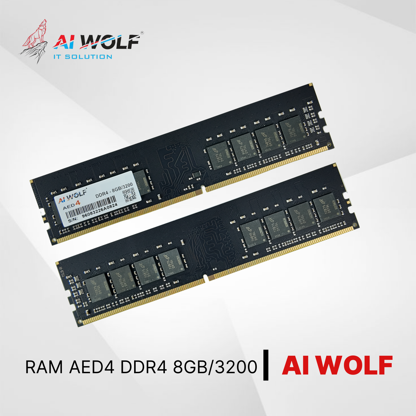 Bộ nhớ RAM PC AIWOLF AED4 DDR4 8GB/3200 – Hàng Chính Hãng