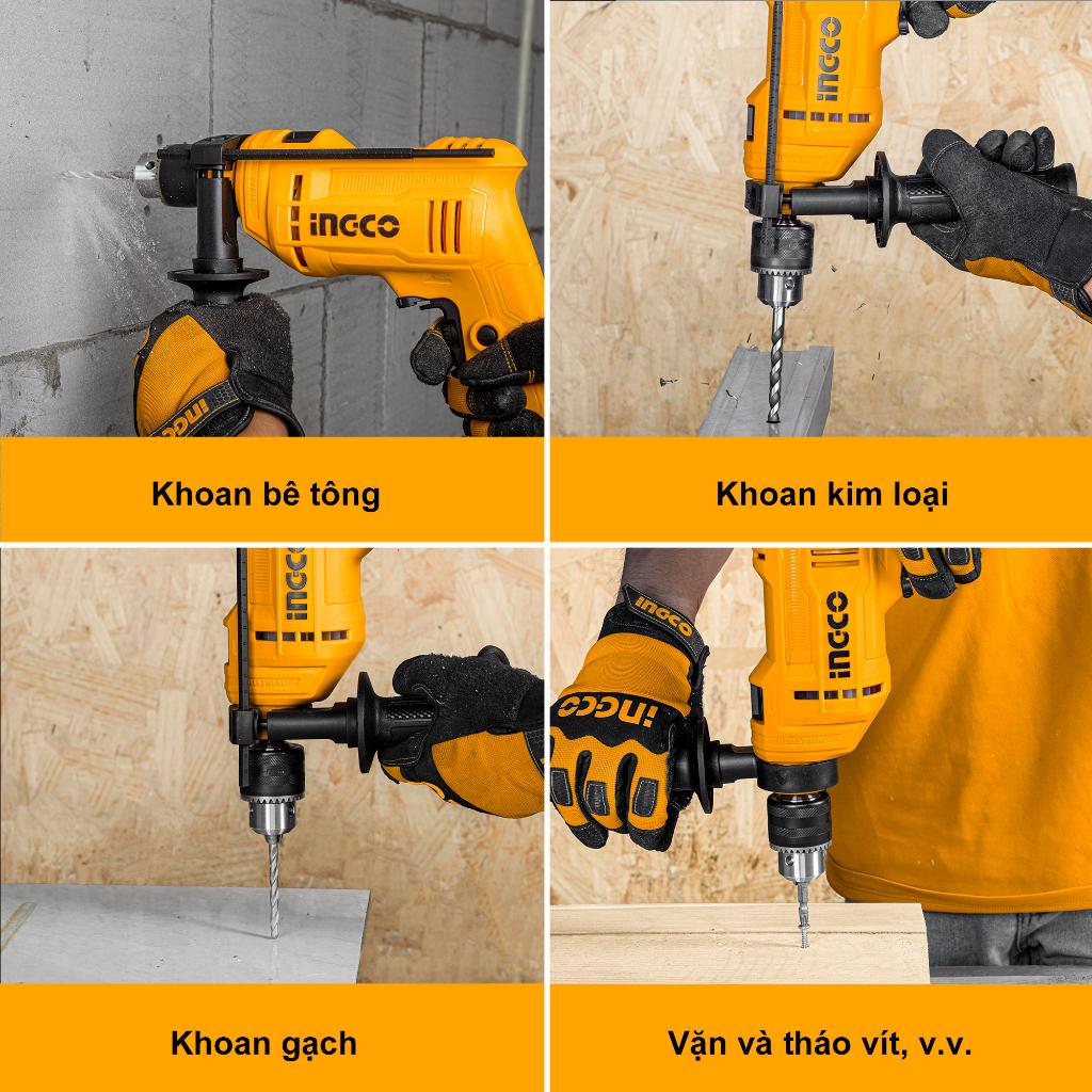 MÁY KHOAN BÚA 710W INGCO ID7118E - HÀNG CHÍNH HÃNG