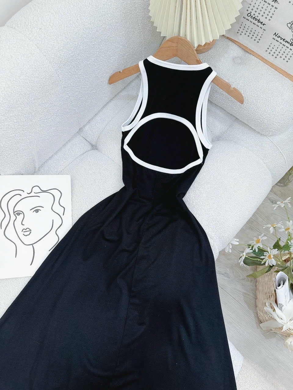 ĐẦM THUN SUÔNG ÔM BODY SÁT NÁCH 3 LỖ DÀI MIDI HỒNG BARBIE TRƠN HAI DÂY MAXI ĐI BIỂN DẠO PHỐ DỰ TIỆC
