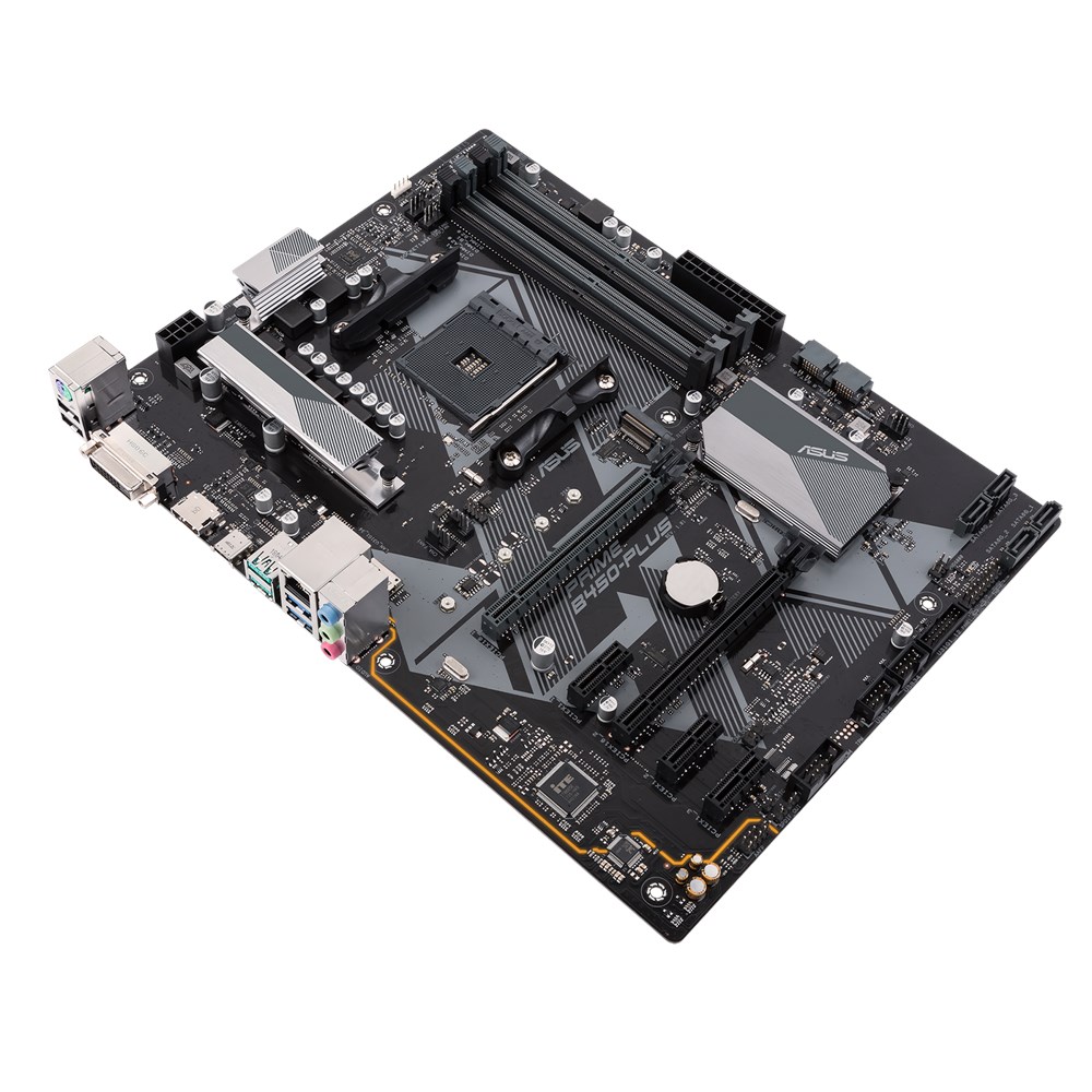 Bo Mạch Chủ Mainboard ASUS PRIME B450-PLUS - Hàng Chính Hãng