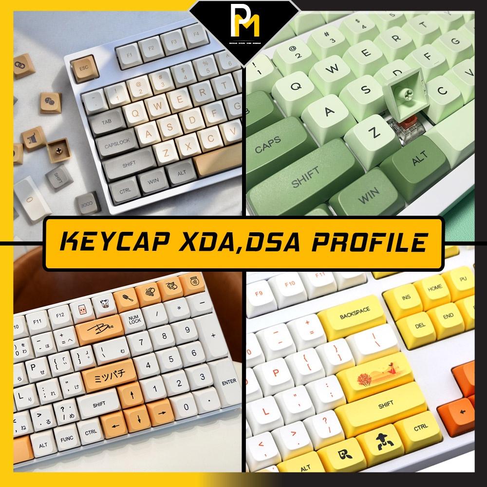 Keycap PBT XDA UNIFORM profile tổng hợp các mẫu dùng cho bàn phím cơ