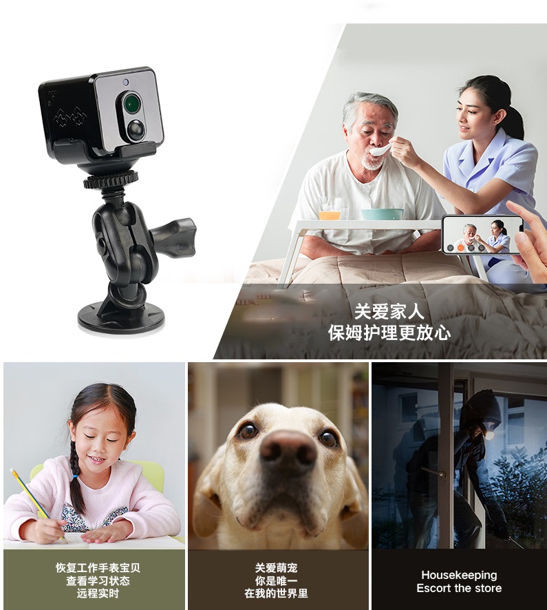 Camera WiFi S11 FullHD 1080P Siêu Nét-Pin Khủng 15 Ngày Hồng Ngoại Đen Ẩn Đàm Thoại 2 Chiều