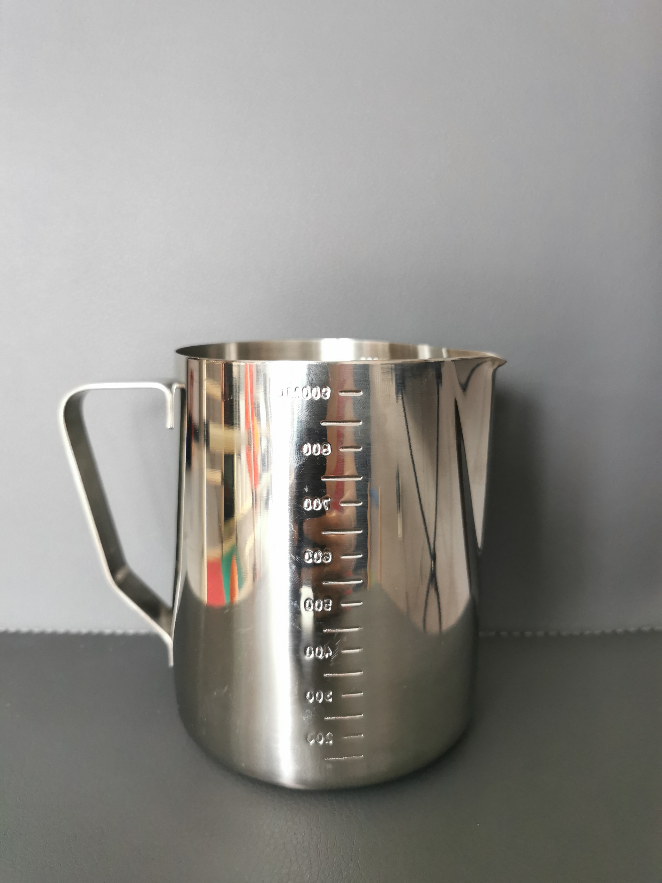 Ca Đánh Sữa Inox Có Vạch Chia