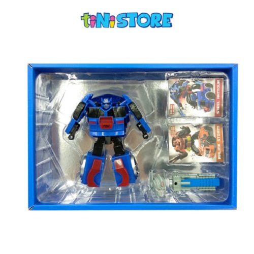 Đồ chơi robot biến hình siêu xe màu đỏ