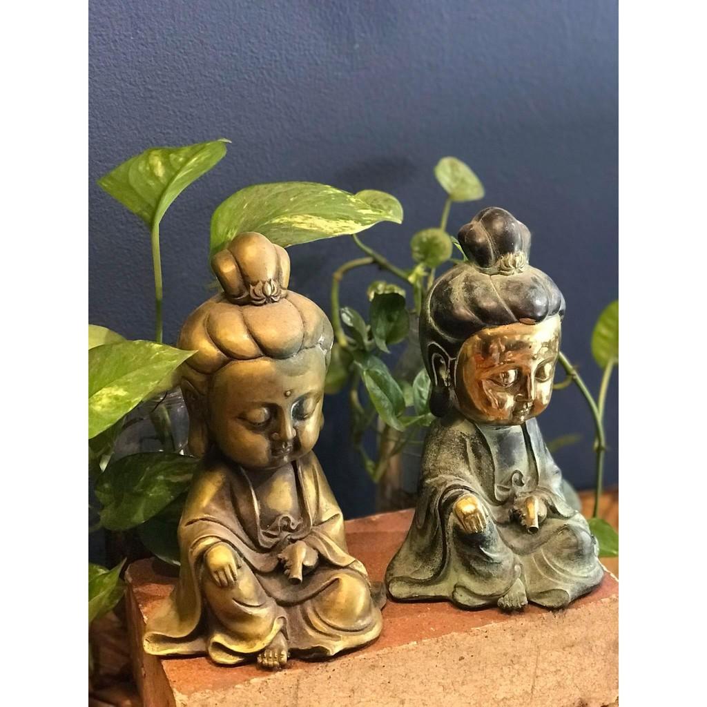 Tượng Phật Quan Thế Âm Bồ Tát bằng đồng Chibi