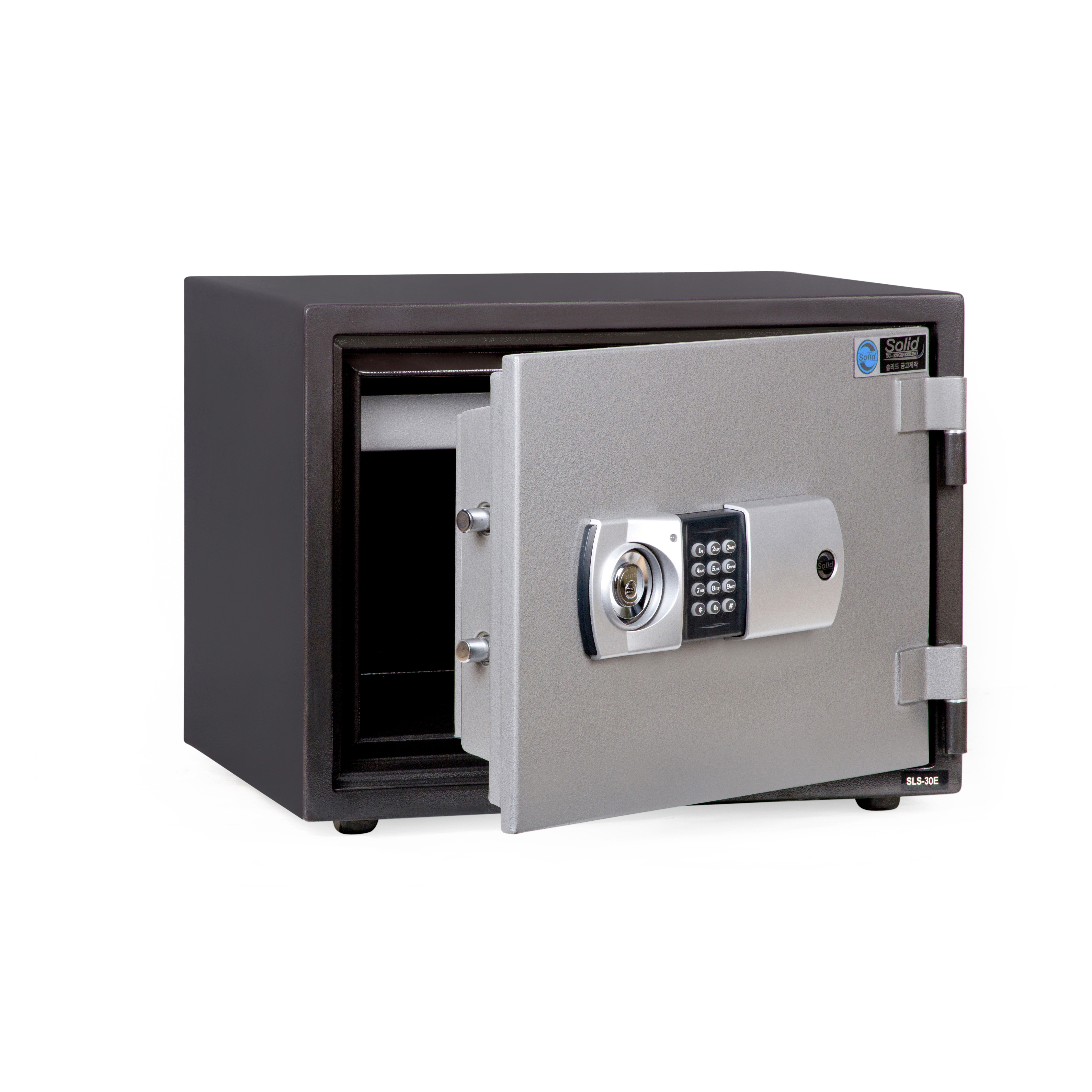 Két sắt cao cấp SOLID Hàn Quốc SLS-30E (Khóa điện tử 16Digit, chống cháy, chống trộm 45 Kg)