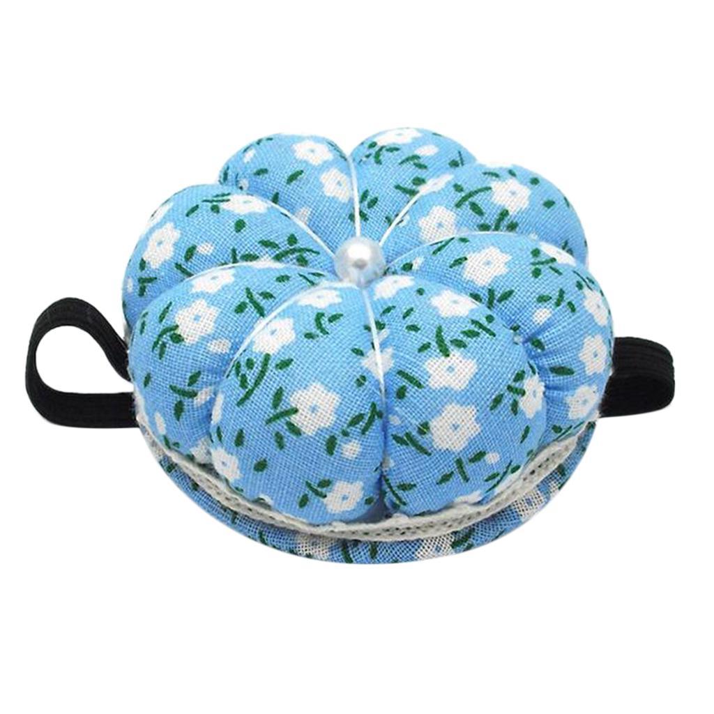 Pumpkin Shaped Pin Cushion Patchwork Pin Holder DIY Sewing Craft Tool