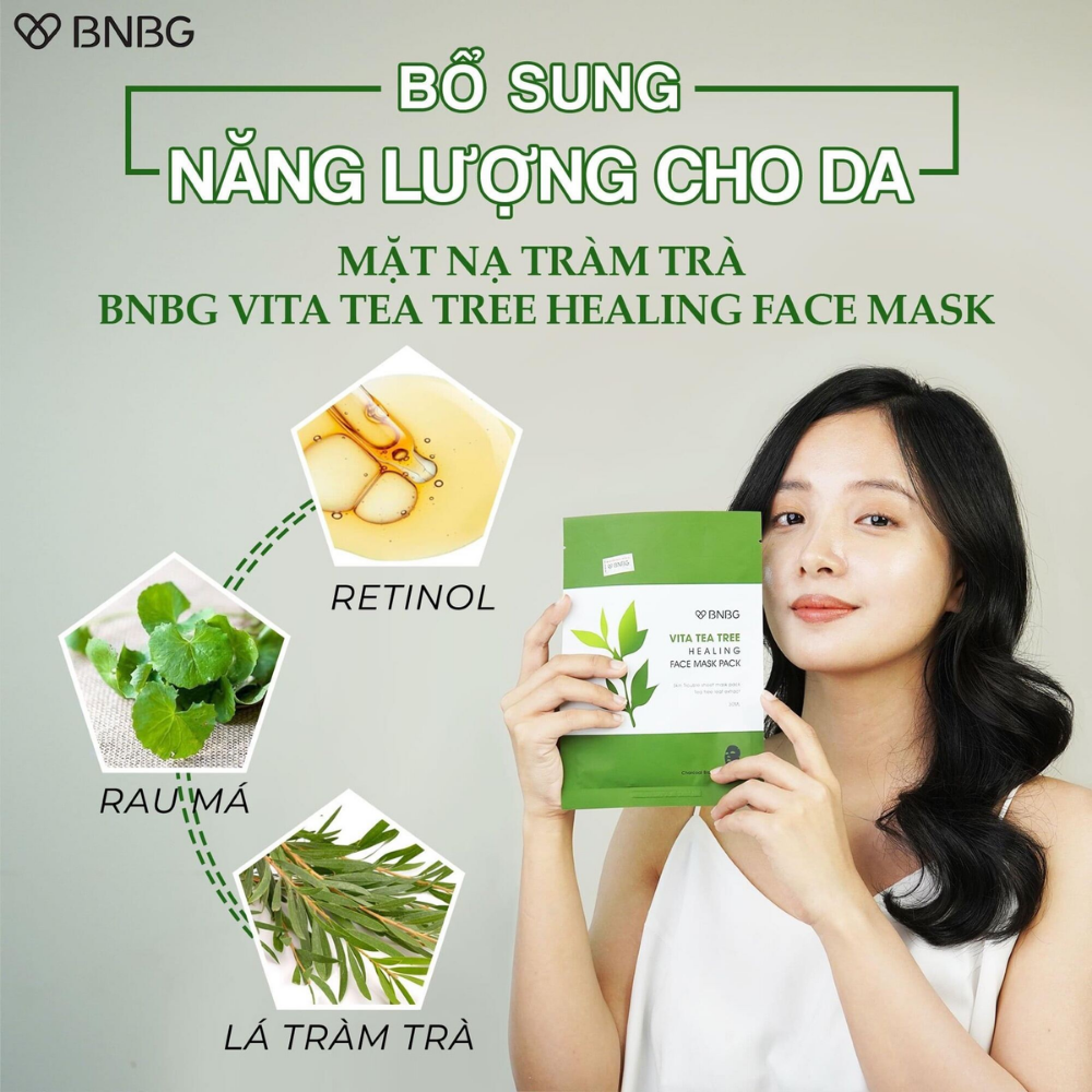 Mặt nạ BNBG tràm trà Vita Tea Tree Healing Face Mask Pack 30ml