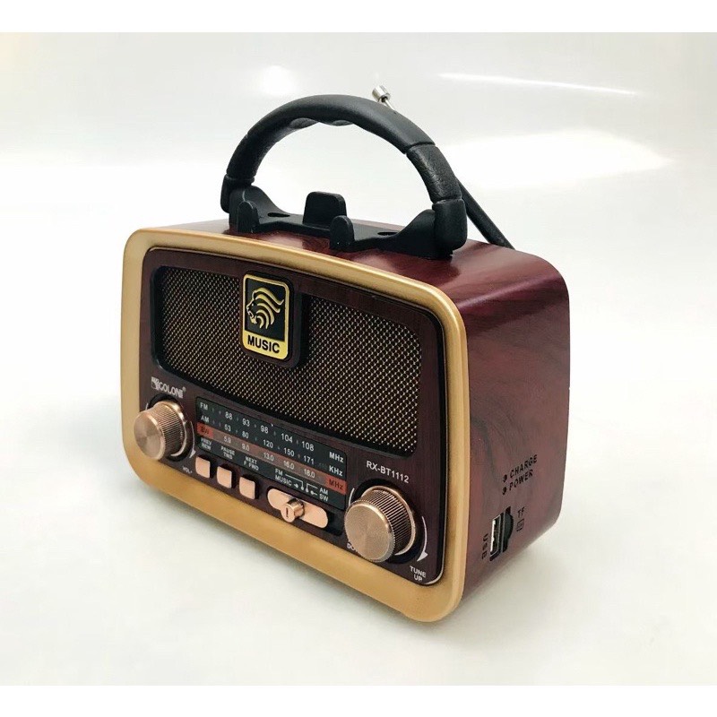 Đài radio NNS-8091BT có bluetooth FM-AM/FM/SW hình thức cổ điển sang trọng-Hàng Chính Hãng