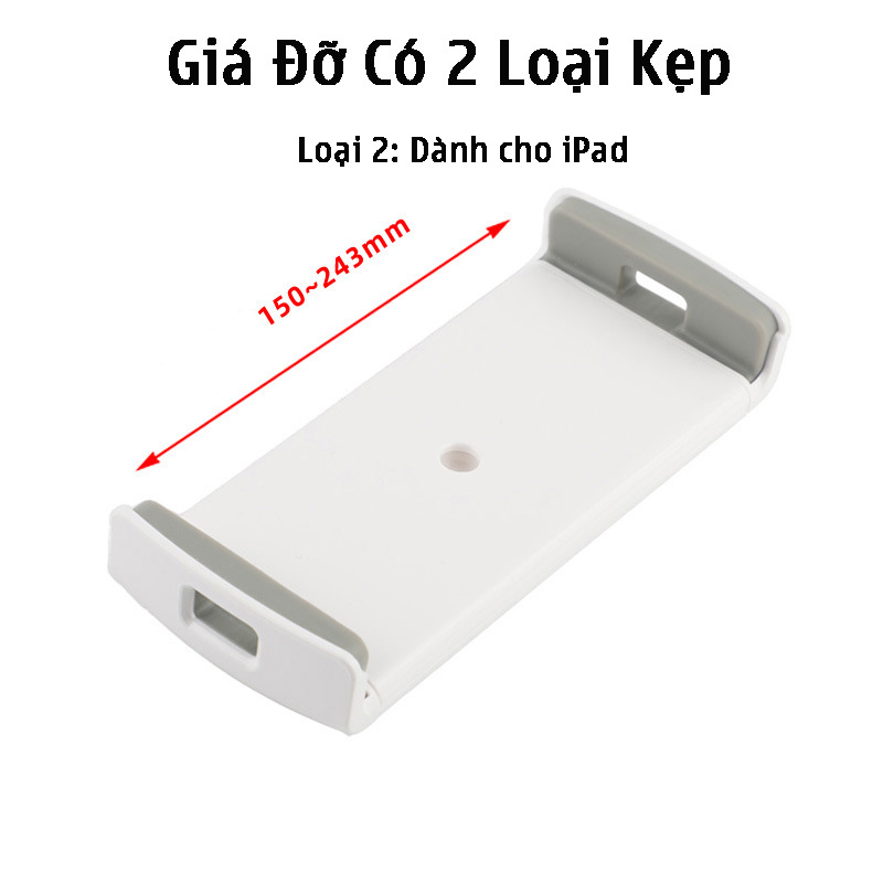 Giá Đỡ Để Bàn Điện Thoại, Ipad, Máy Tính Bảng; Đế Lớn Chống Đổ, Hợp Kim Nhôm Nguyên Khối; Hàng Nhập Khẩu