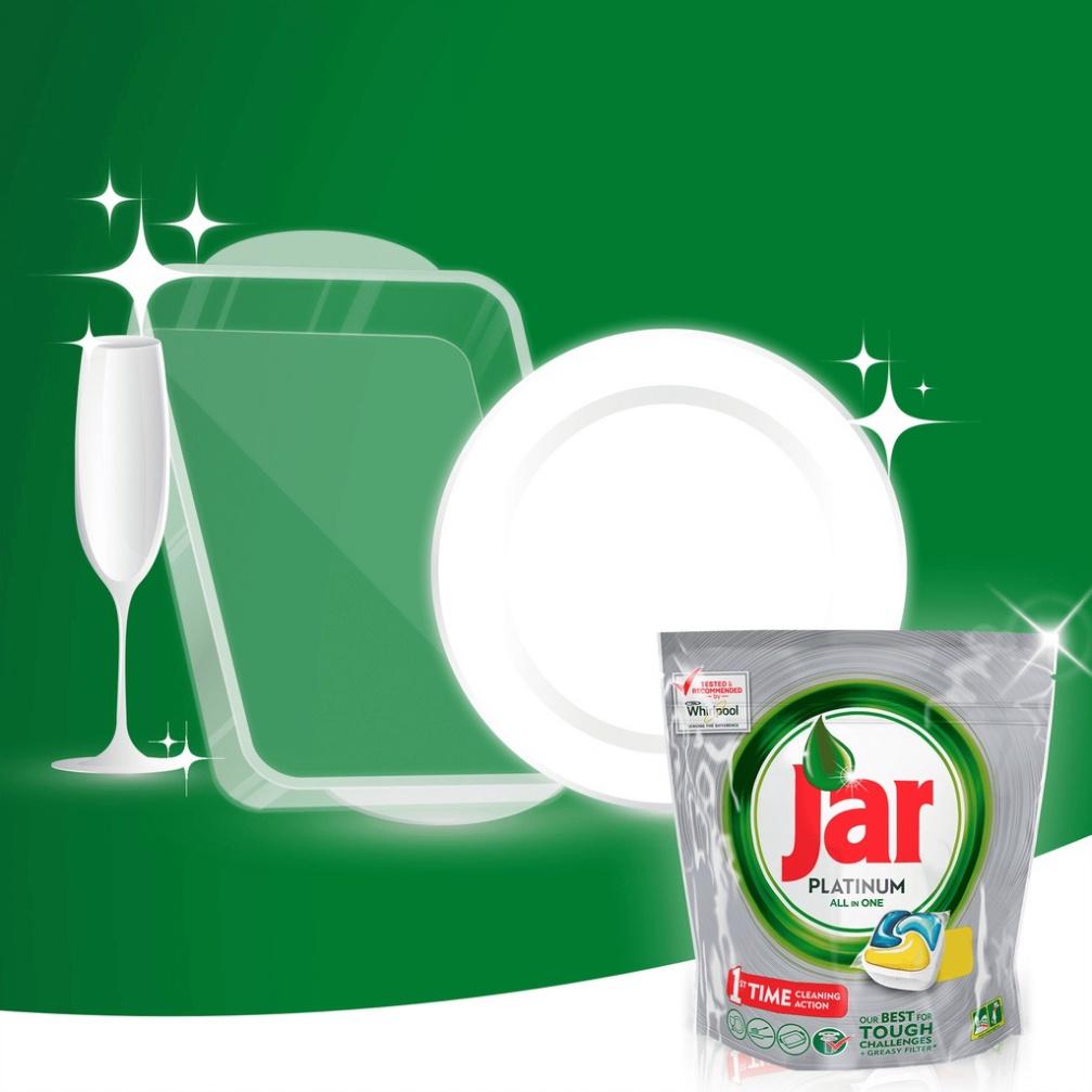 Viên Rửa Bát Jar Yellow 22 Viên Dành cho Máy Rửa Bát