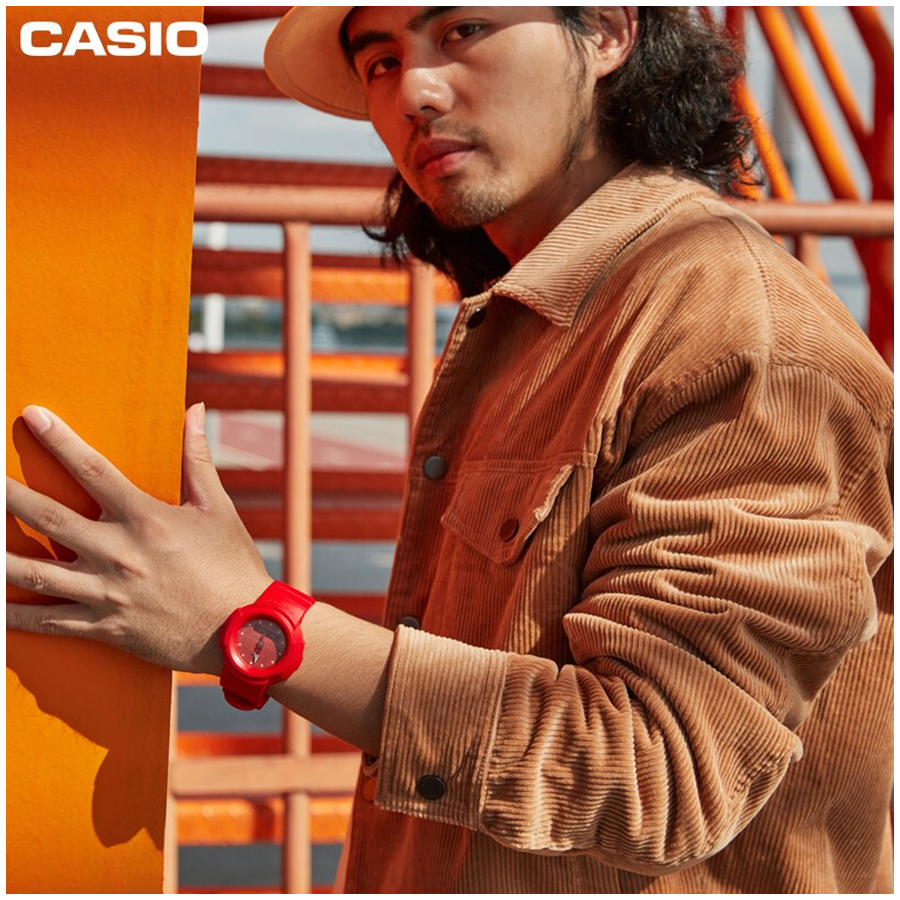 Đồng hồ nam dây nhựa Casio G-Shock chính hãng AW-500BB-4EDR (47mm)