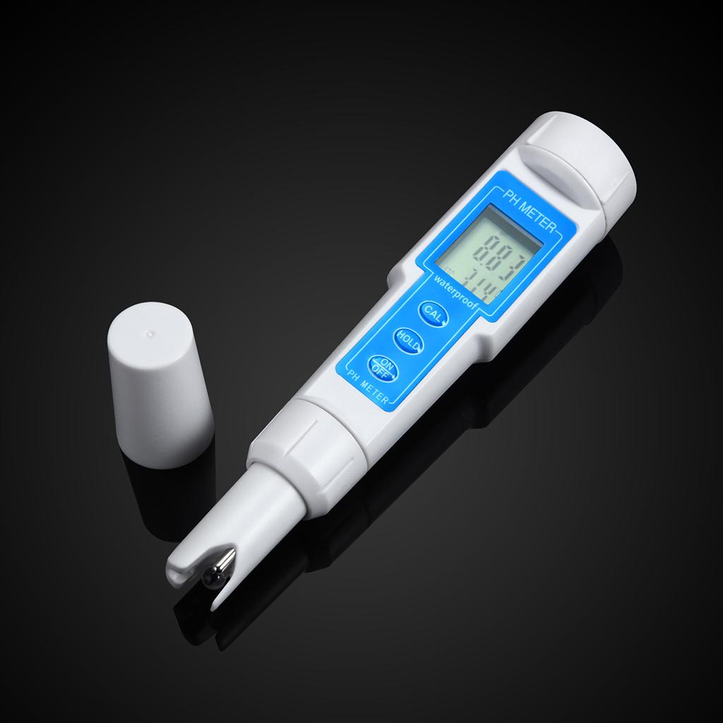 PH Level Test Pen Electrode Sensor Reader pH Meter Pond Life Water Lab Use