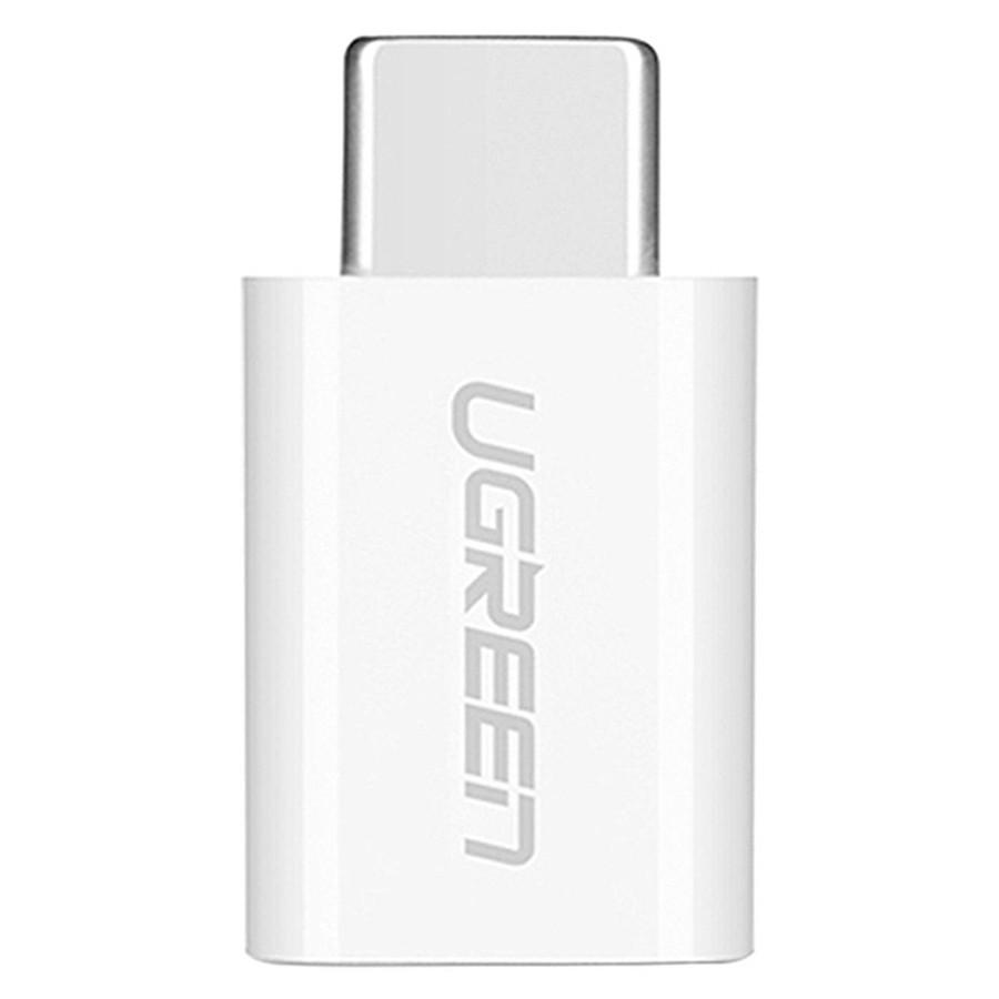 Đầu chuyển đổi USB Type C sang Micro USB Ugreen 30154 chính hãng - Hàng Chính Hãng