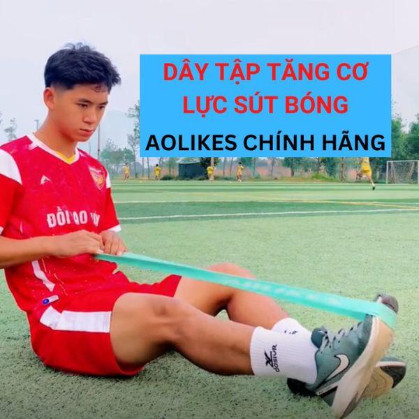 Dây kháng lực đàn hồi bóng đá tập lực sút AOLIKES dây tập chân, cơ chân, đùi mông, tăng cơ lực sút cổ chân đá bóng0