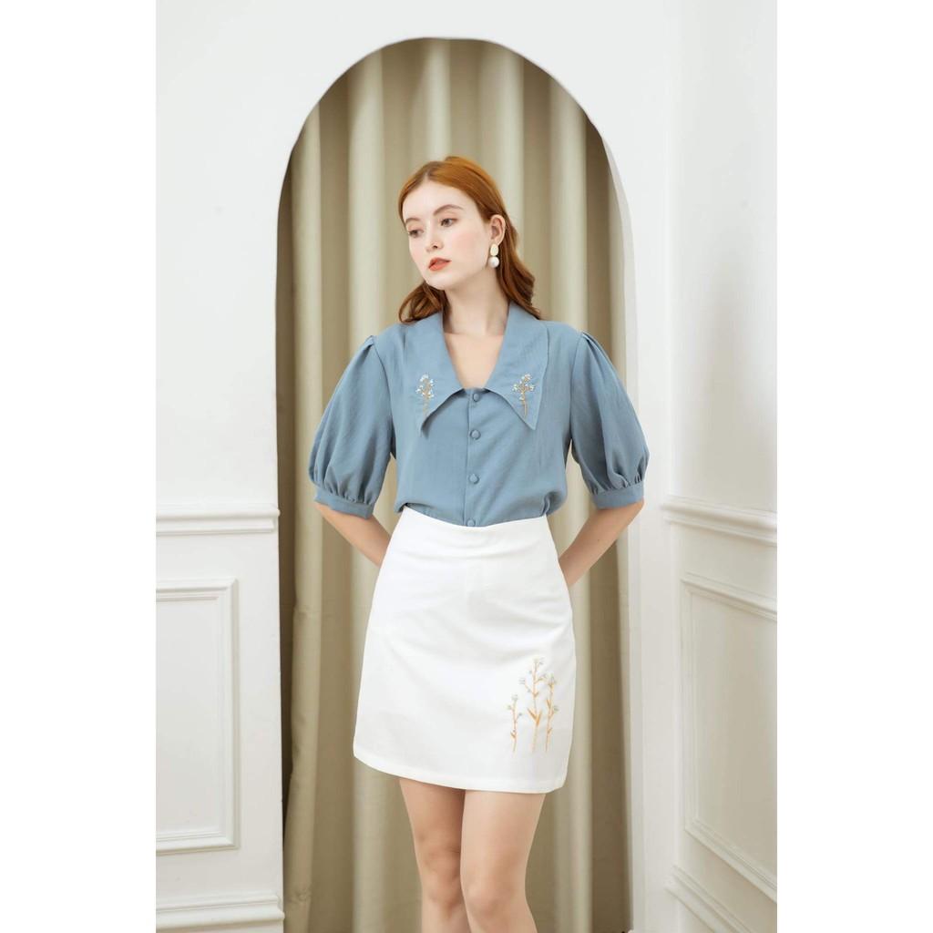 TIELA Chân váy thêu hoa baby ba nhánh - Missie Skirt