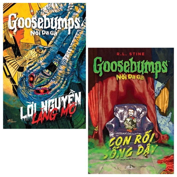 Combo Goosebumps - Nổi Da Gà: Con Rối Sống Dậy Và Lời Nguyền Lăng Mộ (Bộ 2 Cuốn)