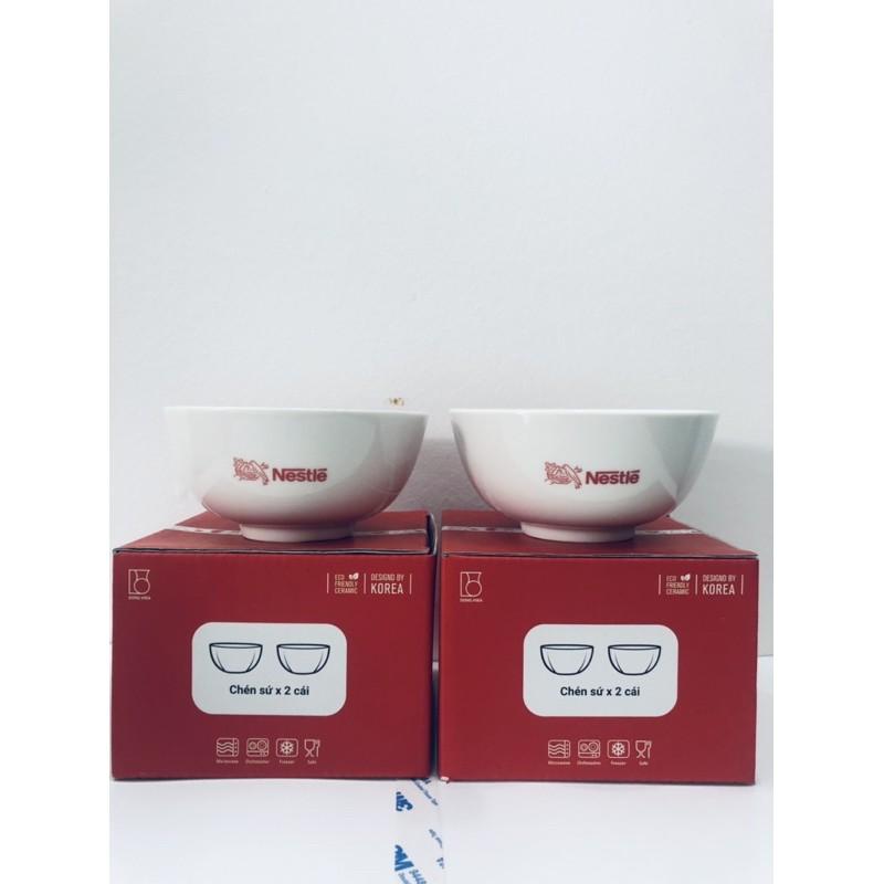 BỘ 2 CHÉN BÁT ĂN CƠM CAO CẤP NGUYÊN HỘP PL601- NESTLE