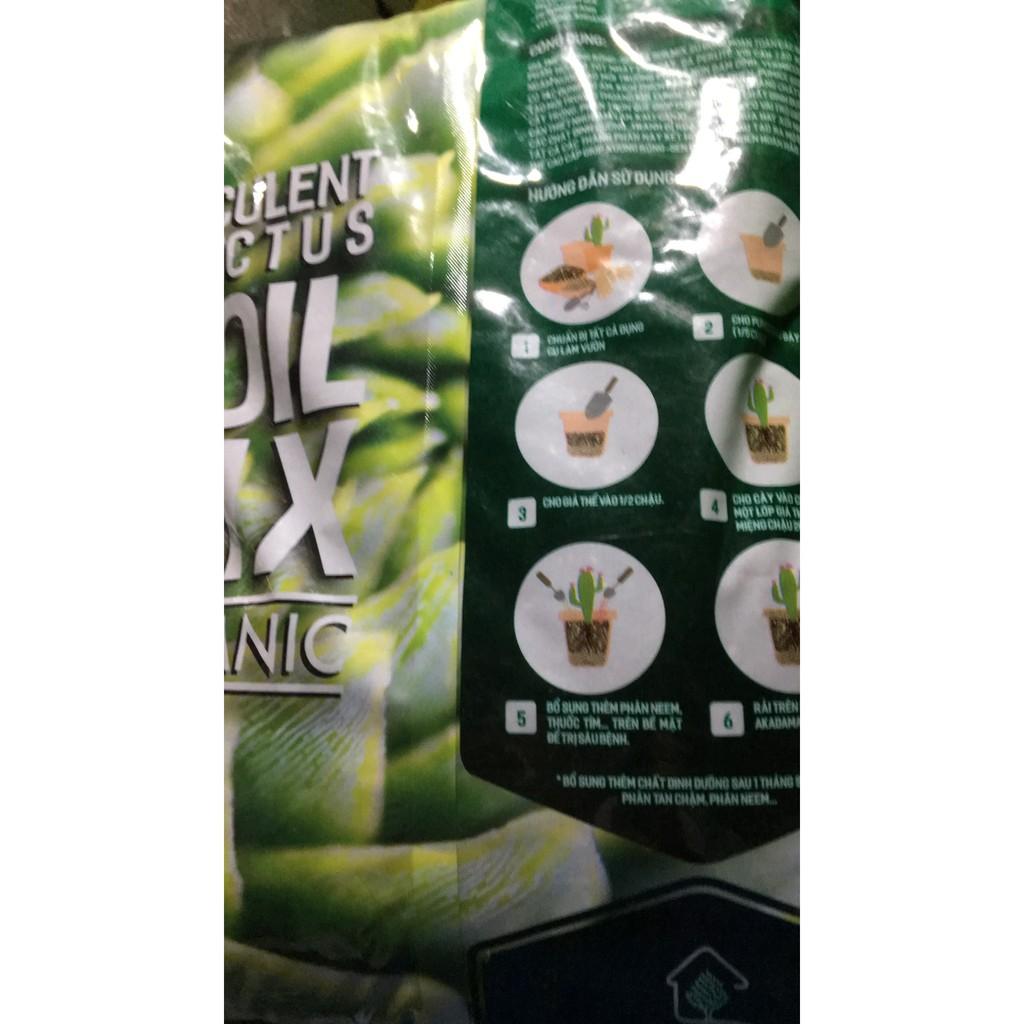 Giá thể trồng sương rồng và sen đá gói 6kg