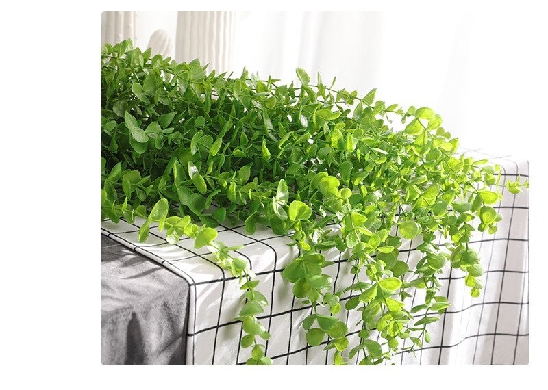 Combo 10 dây leo cúc tần giả - Cây giả decor trang trí nhà cửa nội thất phòng khách phòng ngủ