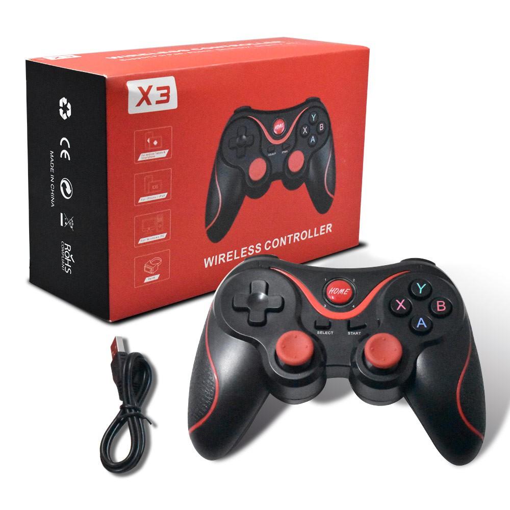 Tay game  T3/X3 Bluetooth - Tay cầm chơi game Liên Quân Mobile- PUBG Tặng Kẹp Điện Thoại