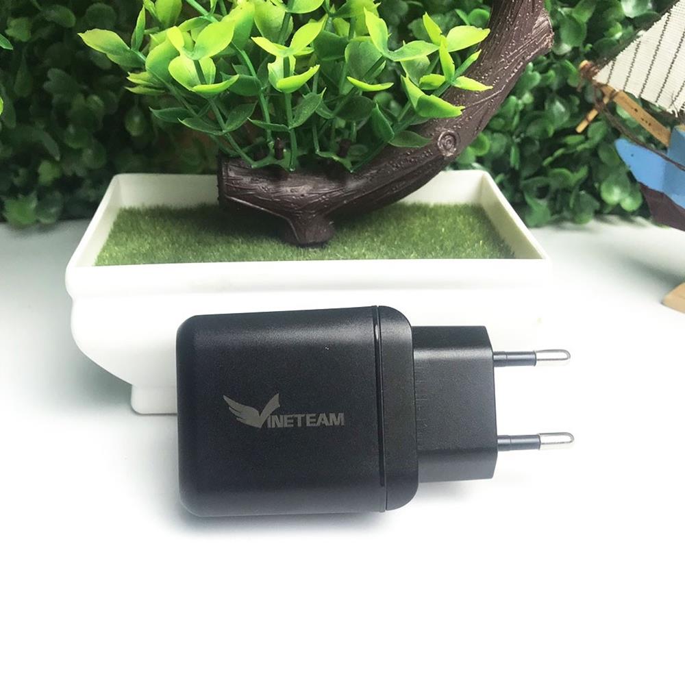 Cốc Sạc Nhanh 3A Vinetteam 1 Cổng USB QC3.0 Công Suất 33W Dành Cho Iphone Samsung Oppo Xiaomi - Hàng Chính Hãng