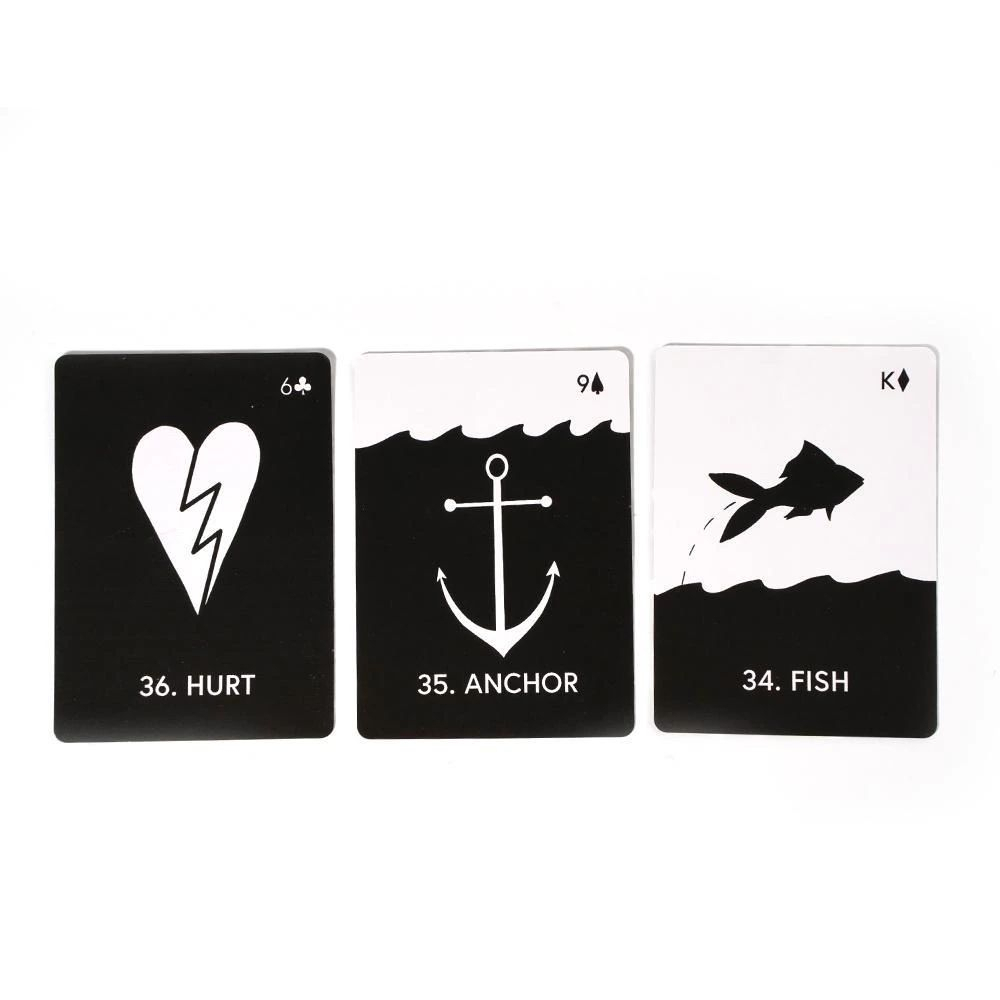 Bộ bài Blackbird Lenormand 36 lá bài tặng đá thanh tẩy