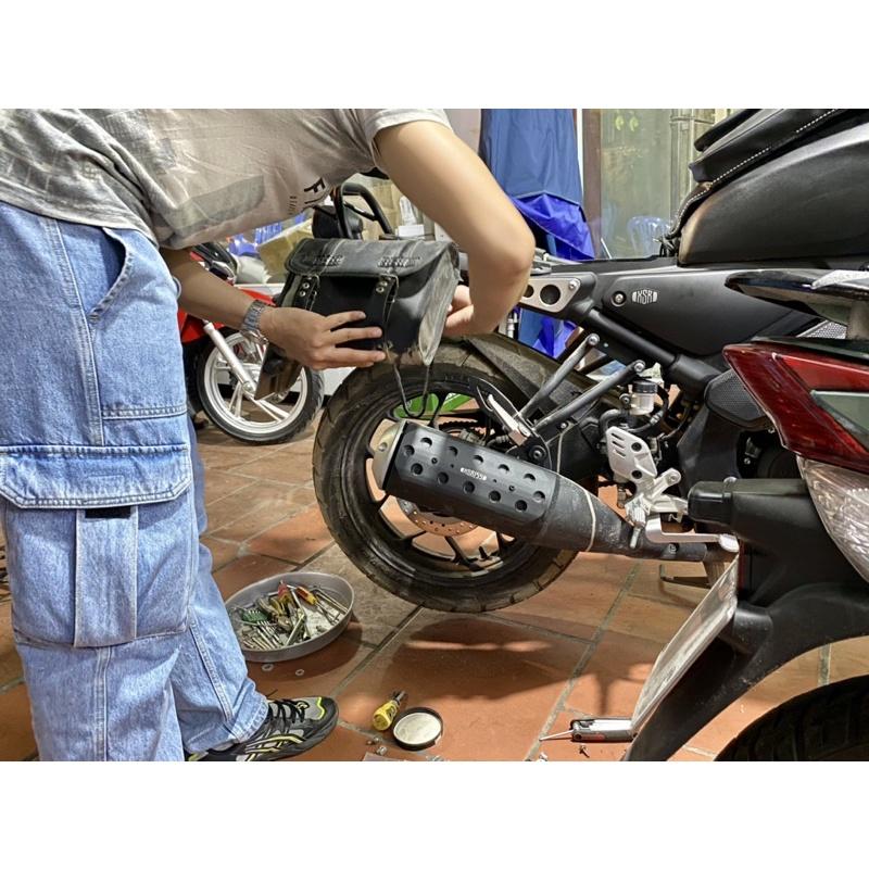 Ốp pô chống nóng XSR 155 sơn chống chày tĩnh điện