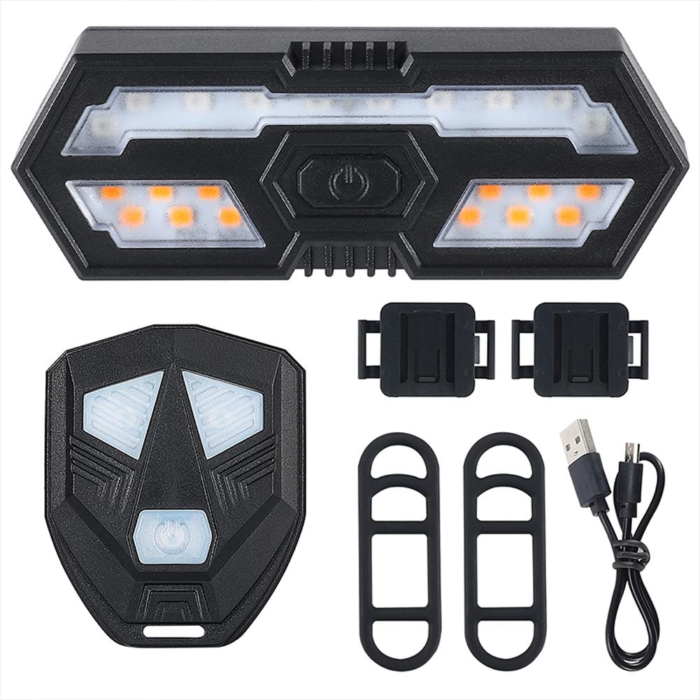 Đèn hậu cho xe đạp WEST BIKING 5m chiếu sáng từ xa LED báo rẽ MTB cho Đèn xe đạp chống nước USB có thể sạc lại