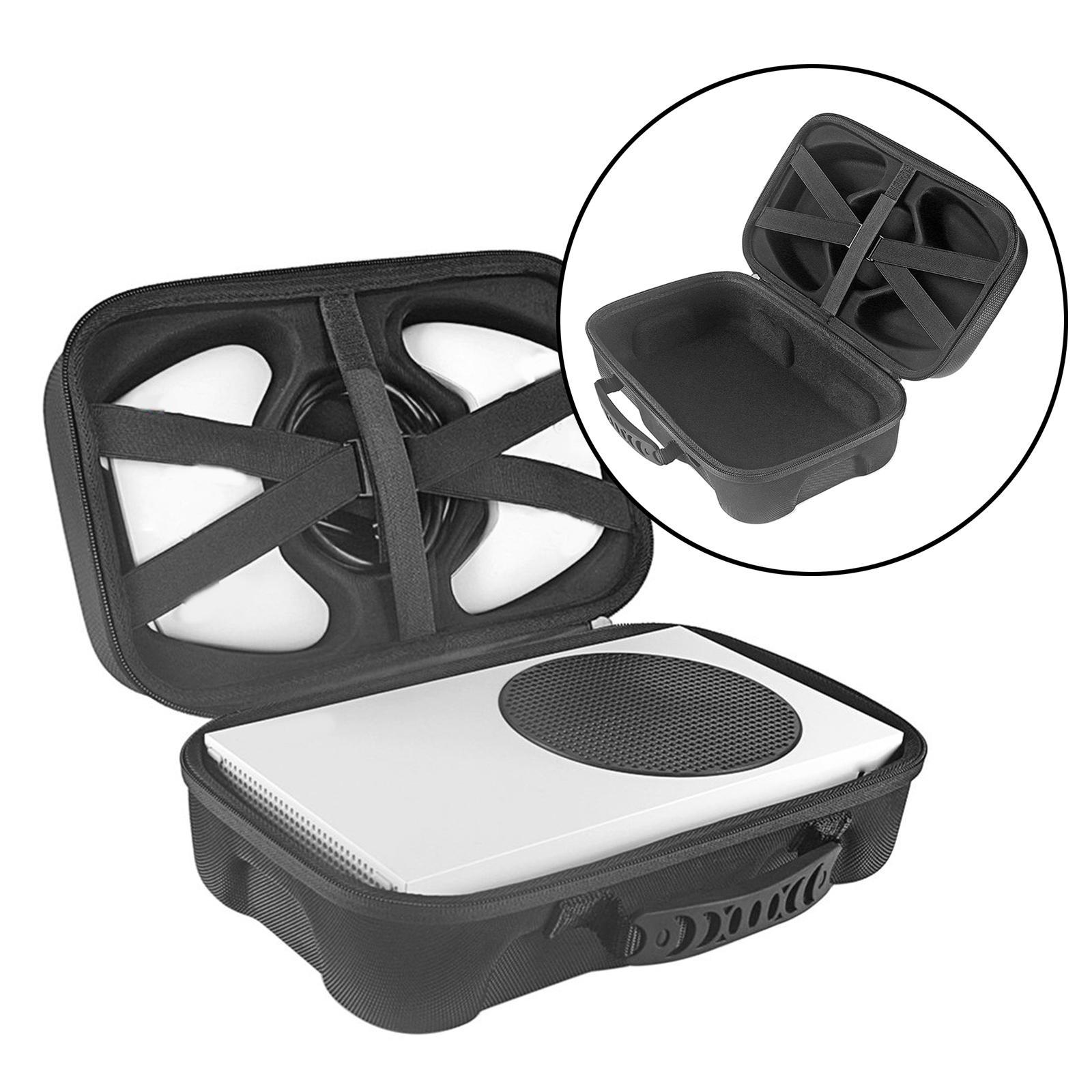 Game Console Travel Bag Carrying Case Storage Pockets for Series S